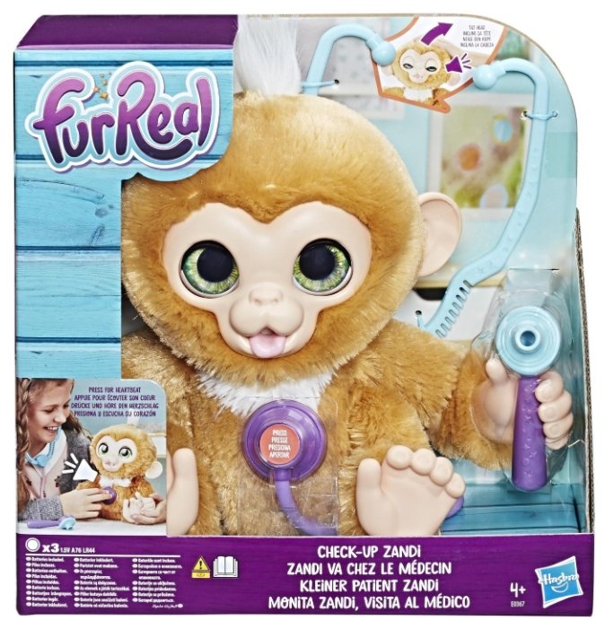 Интерактивная мягкая игрушка FurReal Friends Вылечи обезьянку E0367 (фото modal 2)