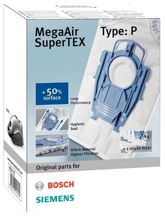 Bosch Набор пылесборники + фильтры BBZ41FP (фото modal 1)