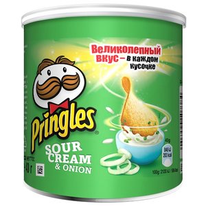 Чипсы Pringles картофельные Sour Cream & Onion (фото modal nav 1)