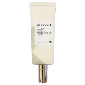 Mizon Allday shield fit white Tone up cream Отбеливающий увлажняющий крем (фото modal nav 1)