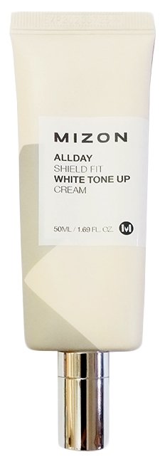 Mizon Allday shield fit white Tone up cream Отбеливающий увлажняющий крем (фото modal 1)