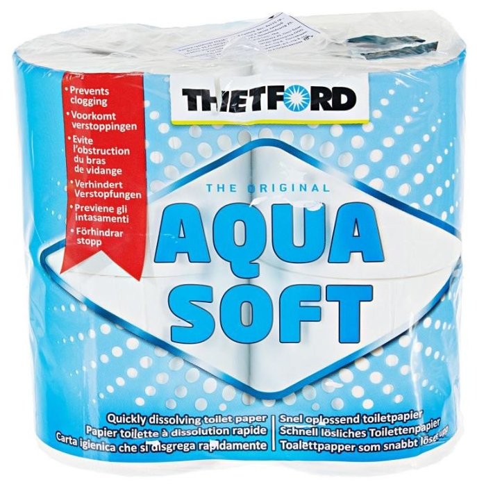 Thetford Туалетная бумага Aqua Soft 4 рулона (фото modal 1)