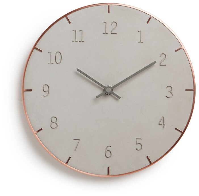 Часы настенные кварцевые Umbra Piatto 118421-713 (фото modal 2)