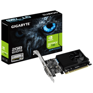 Видеокарта GIGABYTE GeForce GT 730 902Mhz PCI-E 2.0 2048Mb 5000Mhz 64 bit DVI HDMI HDCP Low Profile (фото modal nav 4)