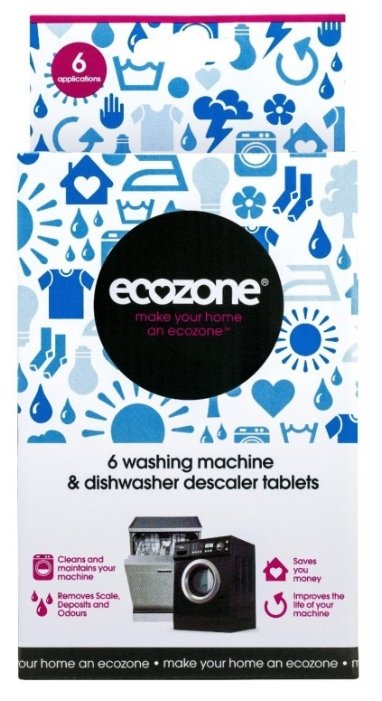 ECOZONE Таблетки для удаления накипи 6 шт (фото modal 1)