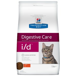 Корм для кошек Hill's (1.5 кг) Prescription Diet I/D Feline Gastrointestinal Health dry (фото modal nav 1)