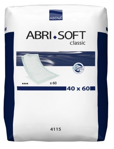 Пеленки Abena Abri-Soft Classic (4115) 40 х 60 см (60 шт.) (фото modal 1)