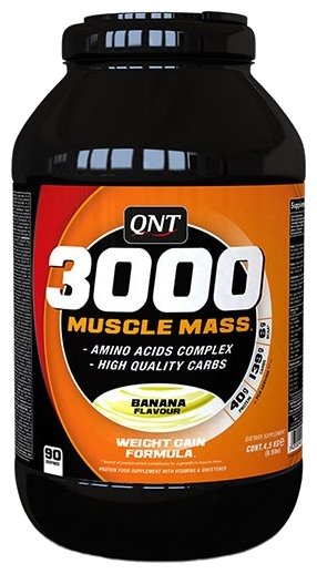 Гейнер QNT 3000 Muscle Mass (4.5 кг) (фото modal 1)