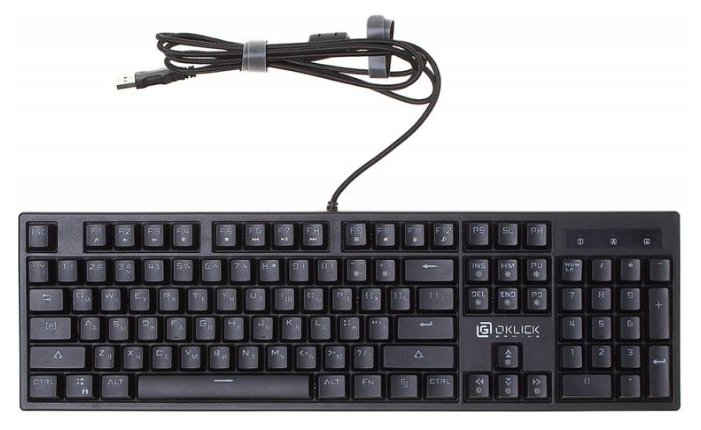 Клавиатура Oklick 940G VORTEX Black USB (фото modal 6)