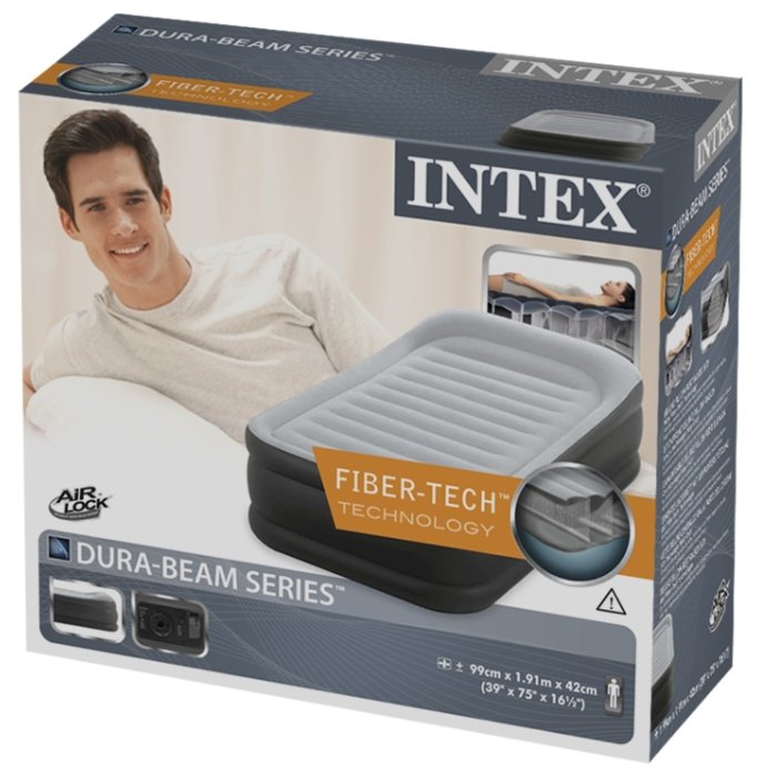 Надувная кровать Intex Deluxe Pillow Rest Raised Bed (64432) (фото modal 2)