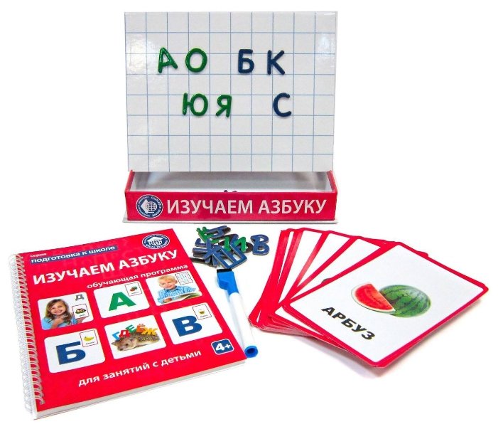 Доска для рисования детская Юнитойс Подготовка к школе - Изучаем азбуку, от звука к букве (80103) (фото modal 2)