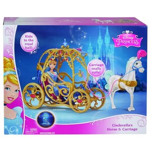 Hasbro Disney Princess лошадь с каретой для Золушки (CDC44) (фото modal nav 2)