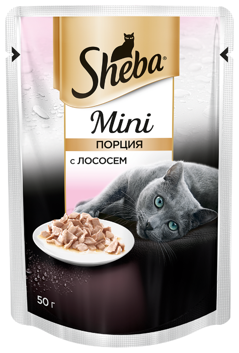 Корм для кошек Sheba Mini с лососем (0.05 кг) 1 шт. (фото modal 1)