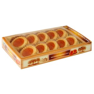 Печенье БИСКОТТИ с апельсиновым мармеладом в коробке, 235 г (фото modal nav 1)