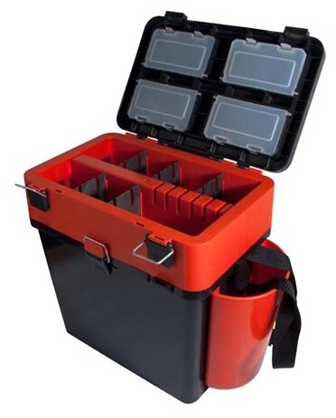 Ящик для рыбалки HELIOS FishBox двухсекционный (19л) 38х25.5х39.5см (фото modal 5)