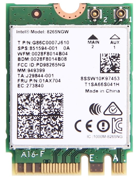 Bluetooth+Wi-Fi адаптер Intel 8265NGW.AC (фото modal 1)