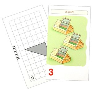 Набор карточек Айрис-Пресс Занимательные карточки. Комплект ЗК по математике на поддончике (зеленый) 17x8.5 см 288 шт. (фото modal nav 49)