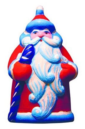 Раскрась и подари Фигура для раскрашивания из керамики Дед Мороз (IG-1003) (фото modal 3)
