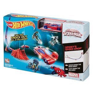 Трек Mattel Hot Wheels Марвел Приключения супергероев: Человек-Паук DKT27-1 (фото modal nav 1)