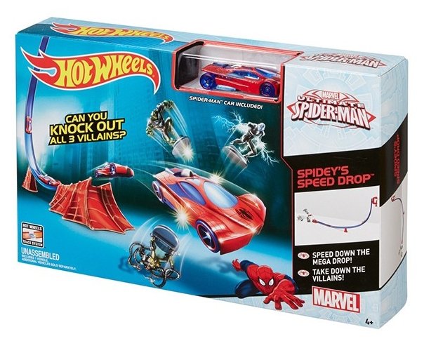 Трек Mattel Hot Wheels Марвел Приключения супергероев: Человек-Паук DKT27-1 (фото modal 1)