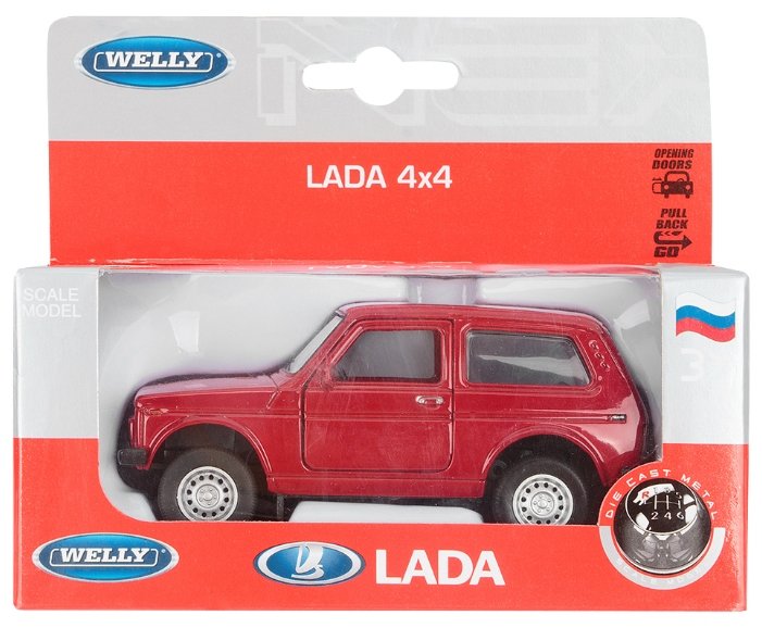 Внедорожник Welly Lada 4x4 (42386) (фото modal 5)