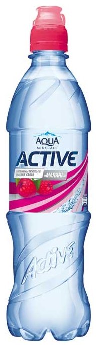 Вода питьевая Aqua Minerale Active негазированная Малина, спорт ПЭТ (фото modal 1)