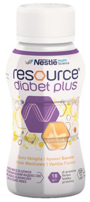 Resource (Nestle) Diabet Plus готовое к употреблению 200 мл (фото modal 1)