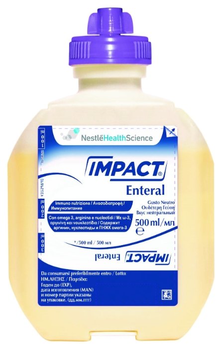 Impact (Nestle) Enteral готовое к употреблению 500 мл (фото modal 1)