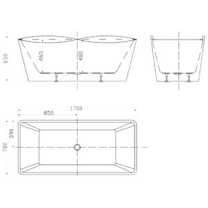 Ванна Gemy G9240 акрил угловая (фото modal nav 3)