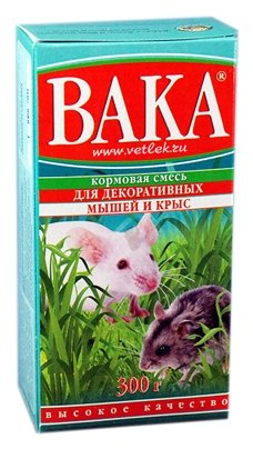 Кормовая смесь для декоративных мышей и крыс Вака Высокое качество (фото modal 1)