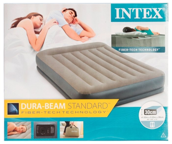 Надувная кровать Intex Mid Rice Airbed (64118) (фото modal 2)