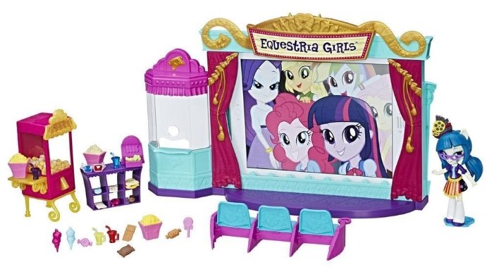 Набор с мини-куклой Hasbro Equestria Girls Кинотеатр, 12 см, C0409 (фото modal 1)