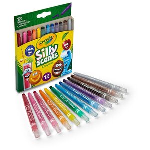 Crayola Восковые мелки мини выкручивающиеся ароматизированные 12 цветов 52-9712 (фото modal nav 3)