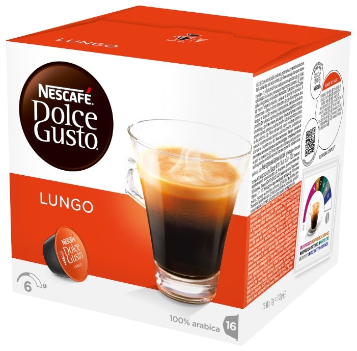 Кофе в капсулах Nescafe Dolce Gusto Lungo (16 шт.) (фото modal 2)