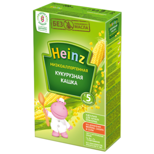 Каша Heinz безмолочная кукурузная (c 5 месяцев) 200 г (фото modal nav 1)