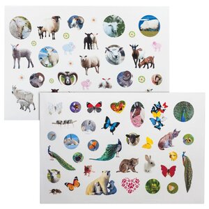 Hatber Альбом наклеек В мире животных, 400 шт. (фото modal nav 2)