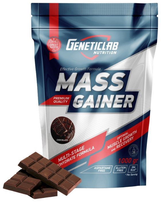 Гейнер Geneticlab Nutrition Mass Gainer (1000 г) (фото modal 4)