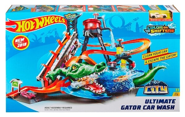 Трек Mattel Hot Wheel City Ultimate Gator Car Wash FTB67 (фото modal 1)