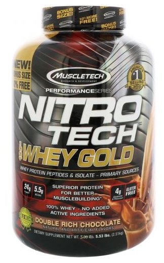 Протеин MuscleTech Nitro Tech 100% Whey Gold (2.51 кг) (фото modal 7)