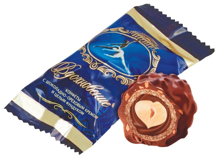Конфеты Вдохновение с шоколадно-ореховым кремом и целым фундуком (фото modal 1)