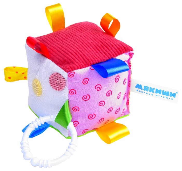 Подвесная игрушка Мякиши Кубик с петельками (264) (фото modal 1)