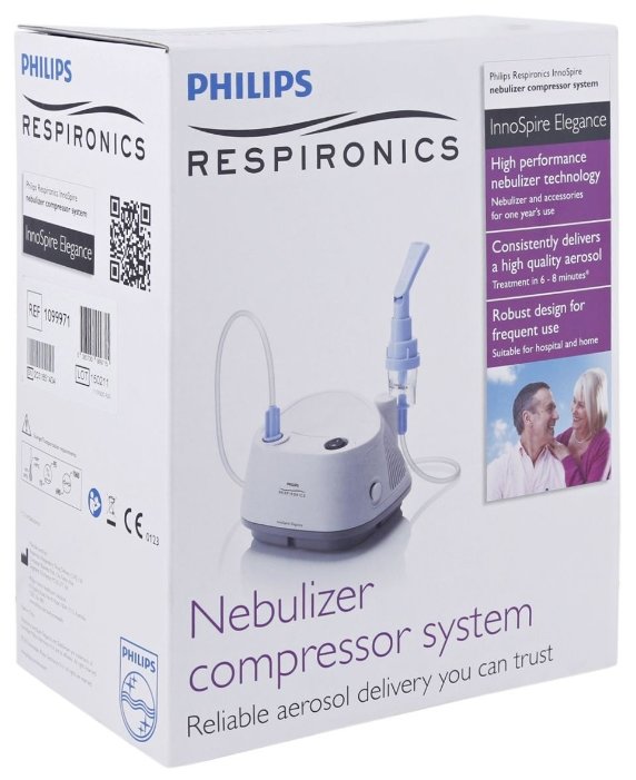Компрессорный ингалятор (небулайзер) Philips Respironics InnoSpire Elegance 1103294 (фото modal 5)