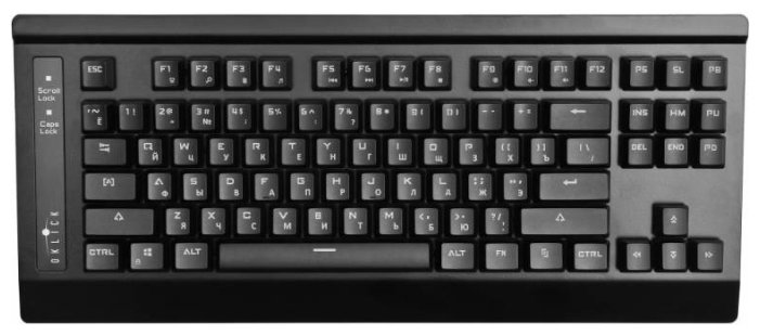 Клавиатура Oklick 910G V2 IRON EDGE Black USB (фото modal 1)