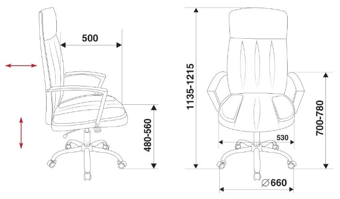 Компьютерное кресло Бюрократ T-8000SL (фото modal 9)