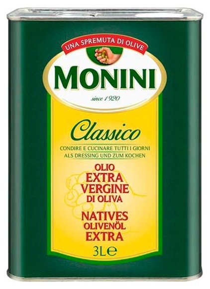 Monini Масло оливковое Classico, жестяная банка (фото modal 2)