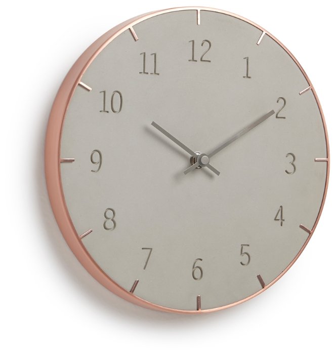 Часы настенные кварцевые Umbra Piatto 118421-713 (фото modal 1)