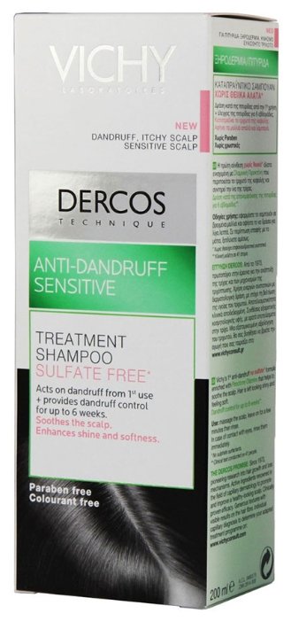 Vichy шампунь Dercos Anti-Dandruff Sensitive (фото modal 4)