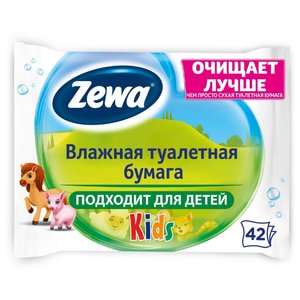 Влажная туалетная бумага Zewa Kids (фото modal nav 1)
