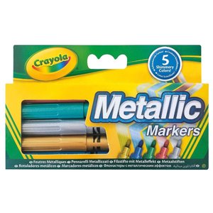 Crayola Набор фломастеров с металлическим эффектом 58-5054 (5 шт.) (фото modal nav 1)