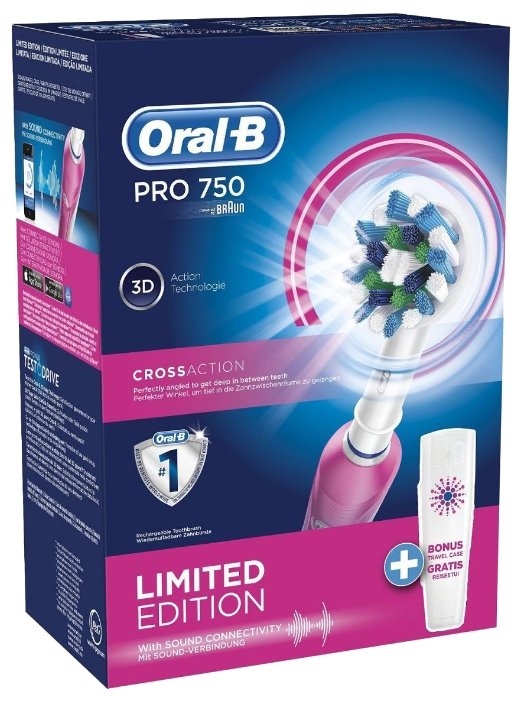 Электрическая зубная щетка Oral-B Pro 750 CrossAction (фото modal 4)